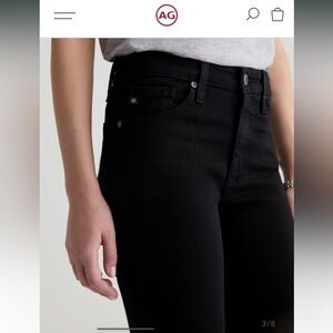 NEW W/O TAGS AG Jeans Farrah Skinny Jean in Black